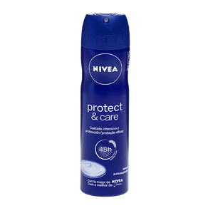 Ficha técnica e caractérísticas do produto Desodorante Nivea Protect & Care 48h 150ml/90g (aerosol)