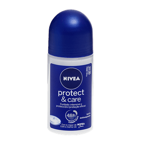 Ficha técnica e caractérísticas do produto Desodorante Nivea Protect & Care 48h 50ml (roll-on)