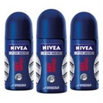 Ficha técnica e caractérísticas do produto Desodorante Nivea Roll On Dry Impacto Masculino 50Ml
