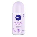 Ficha técnica e caractérísticas do produto Desodorante Nivea Roll On Feminino Double Effect 50ml