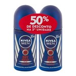 Ficha técnica e caractérísticas do produto Desodorante Nivea Roll On For Men Dry Impact 50Ml 2 Unidades