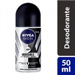 Ficha técnica e caractérísticas do produto Desodorante Nivea Roll On Masculino BlackWhite Power 50ml