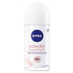 Ficha técnica e caractérísticas do produto Desodorante Nivea Roll On Powder Confort Feminino 50Ml
