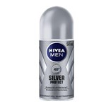 Ficha técnica e caractérísticas do produto Desodorante Nivea Roll On Silver Protect Masculino 50Ml