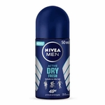 Ficha técnica e caractérísticas do produto Desodorante Nivea Rollon Dry Fresh Masculino 50ml