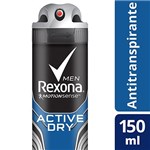 Ficha técnica e caractérísticas do produto Desodorante Rexona Aerosol Antitranspirante Active Masculino 150ml