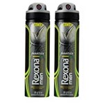 Ficha técnica e caractérísticas do produto Desodorante Rexona Aerosol Fanatcs Masculino 2 Unidades 90G