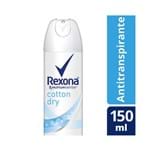 Ficha técnica e caractérísticas do produto Desodorante Rexona Aerosol Feminino Cotton Dry 150ml