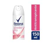 Ficha técnica e caractérísticas do produto Desodorante Rexona Aerosol Feminino Powder Dry 150ml