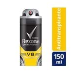 Ficha técnica e caractérísticas do produto Desodorante Rexona Aerosol Masculino V8 150ml