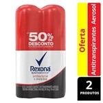 Ficha técnica e caractérísticas do produto Desodorante Rexona Antibacterial Invisible Fem 50% Off na 2ª Unidade