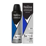 Ficha técnica e caractérísticas do produto Desodorante Rexona Clinical Aerosol Clean Masculino 150ml
