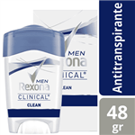Ficha técnica e caractérísticas do produto Desodorante Antitranspirante Rexona Masculino Azul 48 Gr