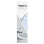 Ficha técnica e caractérísticas do produto Desodorante Rexona Clinical Sem Perfume Aerosol 150ml