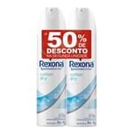 Ficha técnica e caractérísticas do produto Desodorante Rexona Cotton Dry Aerosol 50% de Desconto na Segunda Unidade de 150ml Cada