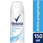 Ficha técnica e caractérísticas do produto Desodorante Rexona Cotton Dry Aerosol Antitranspirante 48h 150ml