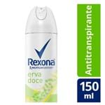 Ficha técnica e caractérísticas do produto Desodorante Rexona Erva Doce Aerosol Antitranspirante 48h 150ml