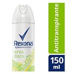 Ficha técnica e caractérísticas do produto Desodorante Rexona Feminino Erva Doce Aerossol 90 G