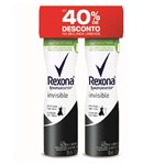 Ficha técnica e caractérísticas do produto Desodorante Rexona Invisible Aerossol Comprimido 53g com 02 Unidades Preço Especial