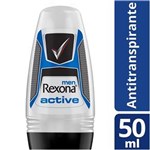 Ficha técnica e caractérísticas do produto Desodorante Rexona Men Active Roll On - 50ml