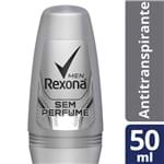 Ficha técnica e caractérísticas do produto Desodorante Rexona Men Sem Perfume Roll-on Antitranspirante 48h 50ml