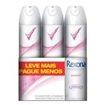 Ficha técnica e caractérísticas do produto Desodorante Rexona Women Powder Aerosol Leve Mais Pague Menos 3 Unidades com 175ml Cada