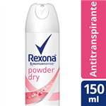 Ficha técnica e caractérísticas do produto Desodorante Rexona Women Powder Dry 150ml/90g (aerosol)