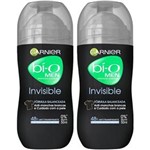 Ficha técnica e caractérísticas do produto Desodorante Roll On Bí-O Mineral Invisibilidade Masculino 2 X 50 Ml com 40% Desconto 2 Unidades