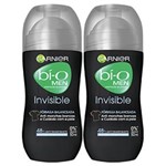 Ficha técnica e caractérísticas do produto Desodorante Roll On Bí-O Mineral Invisibilidade Masculino 2 X 50 Ml 2 Unidades