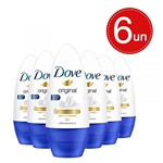 Ficha técnica e caractérísticas do produto Desodorante Roll On Dove Original 50ml Leve 6 Pague 4