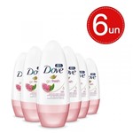 Ficha técnica e caractérísticas do produto Desodorante Roll On Dove Romã 50ml Leve 6 Pague 4
