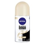 Ficha técnica e caractérísticas do produto Desodorante Roll-On Feminino Nivea Black & White Invisible Toque de Seda 50ml