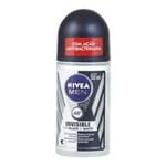 Ficha técnica e caractérísticas do produto Desodorante Roll On For Men Black & White Nivea 50mL