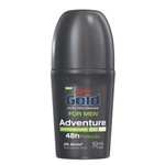 Ficha técnica e caractérísticas do produto Desodorante Roll On Niely Gold For Men Adventure