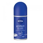 Ficha técnica e caractérísticas do produto Desodorante Roll-on Nivea 50ml Feminino Protect Care - Sem Marca