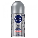Ficha técnica e caractérísticas do produto Desodorante Roll-on Nivea 50ml Masculino Silver Protect - Sem Marca