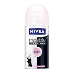 Ficha técnica e caractérísticas do produto Desodorante Roll On Nivea Black White Clear - 50ml