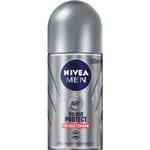 Ficha técnica e caractérísticas do produto Desodorante Roll On Nivea Men Silver Protect 50ml