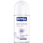 Ficha técnica e caractérísticas do produto Desodorante Roll On Nivea Sensitive Sem Perfume 50ml - Beiersdorf Nivea