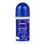 Ficha técnica e caractérísticas do produto Desodorante Roll On Protect & Care Nivea 50mL
