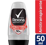 Ficha técnica e caractérísticas do produto Desodorante Roll-on Rexona 50ml Masculino Antibacterial Unit
