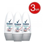 Ficha técnica e caractérísticas do produto Desodorante Roll On Rexona Feminino Antibacterial Fresh 50ml Leve 3 Pague 2