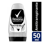 Ficha técnica e caractérísticas do produto Desodorante Roll On Rexona Invisible Men 50ml