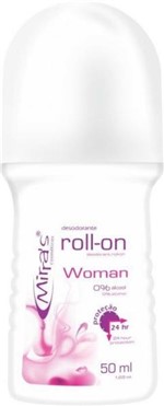 Ficha técnica e caractérísticas do produto Desodorante Roll-on Woman Antitranspirante 50ml - Mirras - Mirras