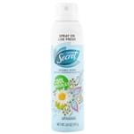 Ficha técnica e caractérísticas do produto Desodorante Secret Cool Waterlilyr Spray 107 G