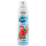 Ficha técnica e caractérísticas do produto Desodorante Secret Glam Grapefruit Spray 107 G