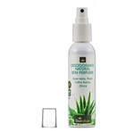 Desodorante Sem Perfume Natural, Vegano e Orgânico Aloe Vera, Pariri, Folha Santa e Zinco 120Ml - Livealoe