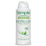 Ficha técnica e caractérísticas do produto Desodorante Simple Gentle Care Aerosol 150ml