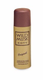 Ficha técnica e caractérísticas do produto Desodorante Spray Almíscar Selvagem Wild Musk 90ml Coty Kit C/10
