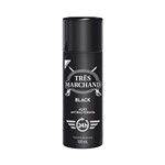 Ficha técnica e caractérísticas do produto Desodorante Spray Très Marchand 24h - Black 100ml - Tres Marchand/avanço/rastro/contoure